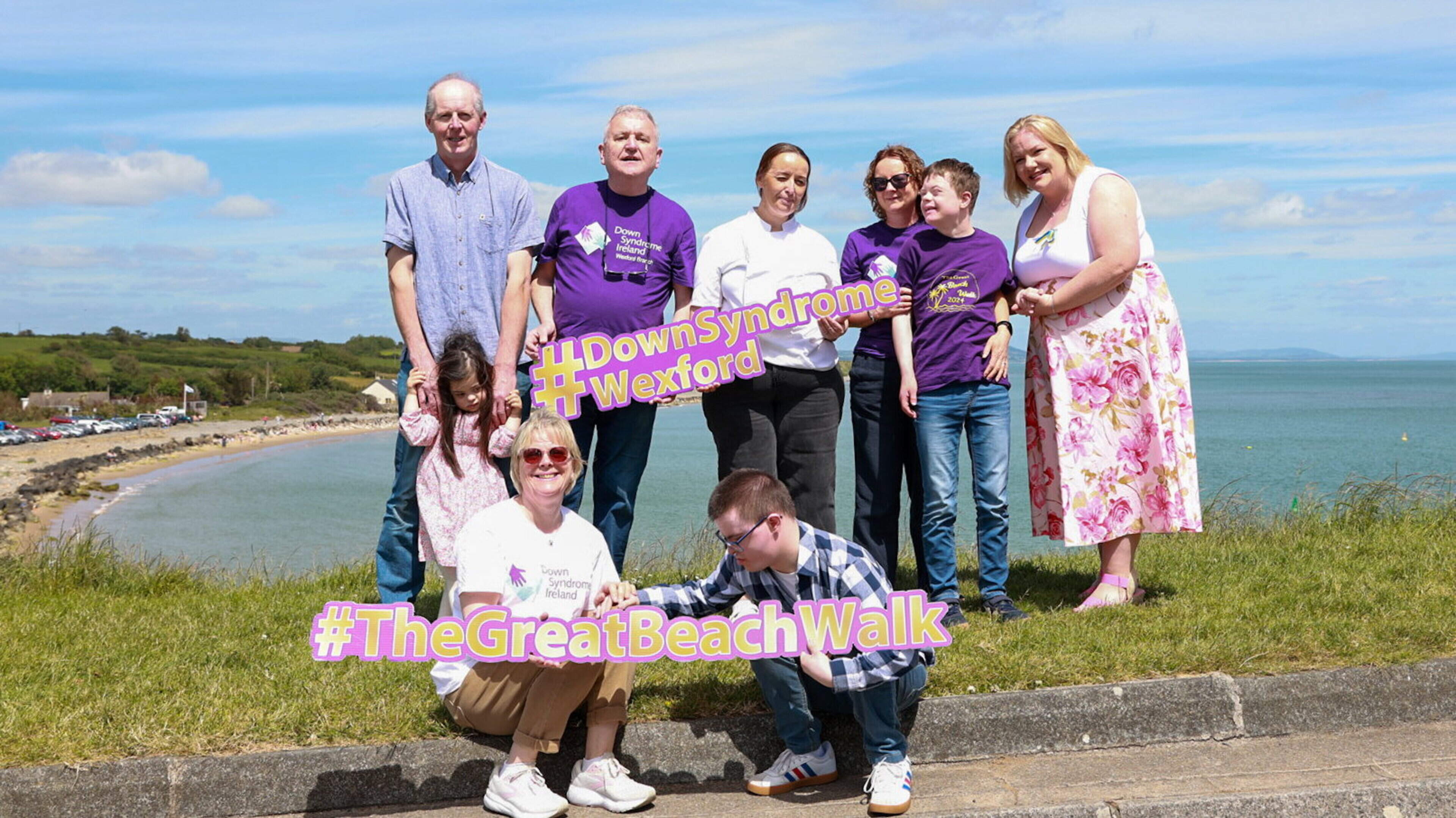 Excitement builds for annual Great Beach Walk as Down Syndrome Wexford volunteers launch fundraiser